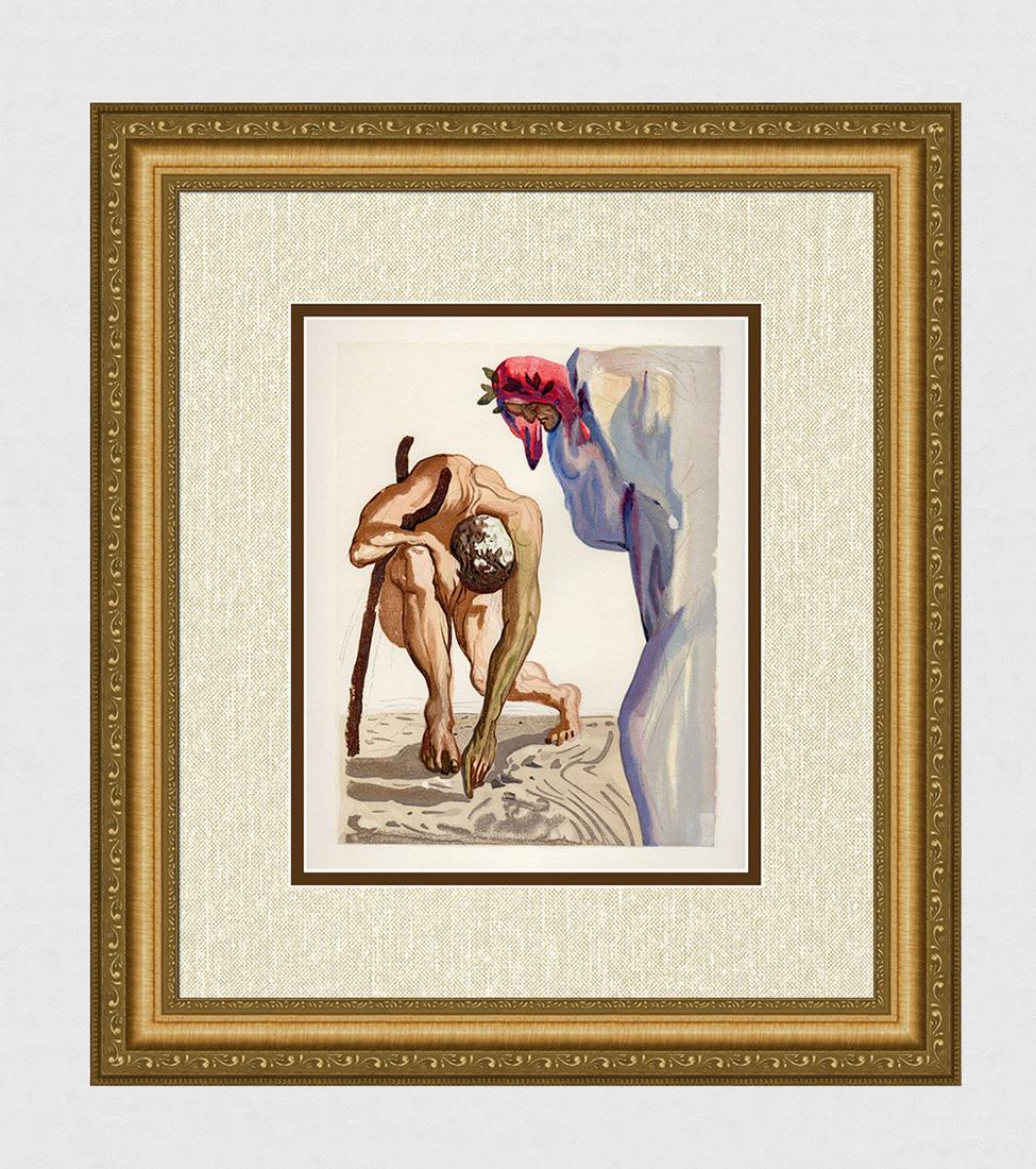 1960 Salvador Dali Blossoming Valley Original Woodcut (1 of 3)