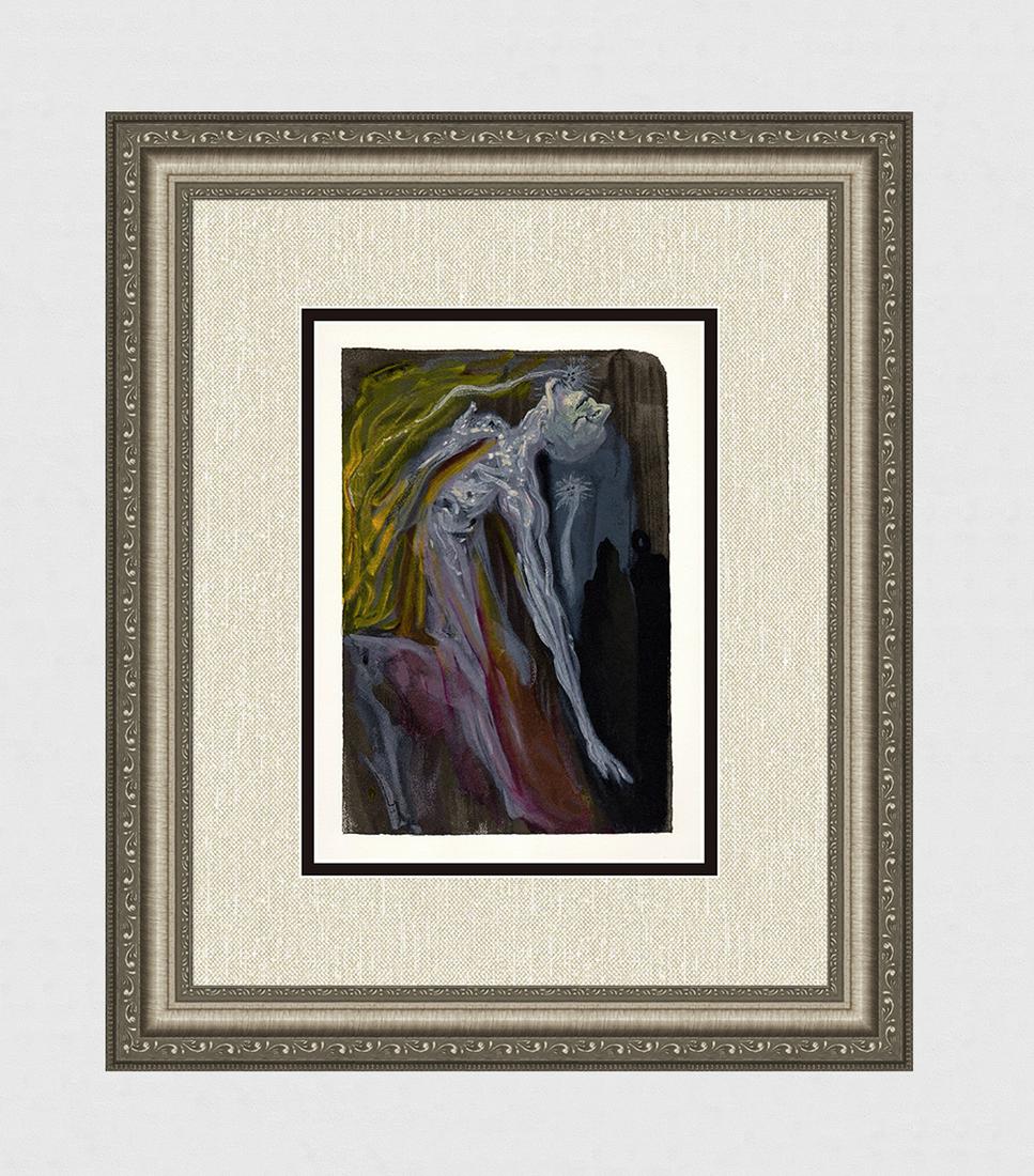 1960 Salvador Dali Furies Original Woodcut (1 of 3)