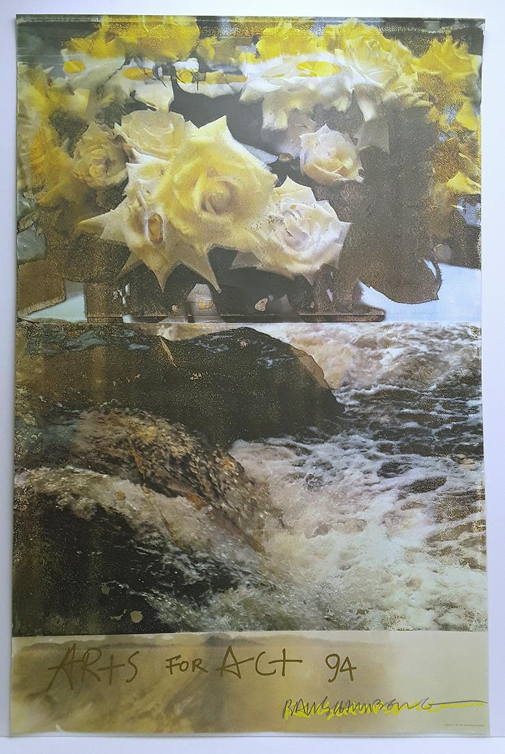 1994 Robert Rauschenberg Hand Signed (1 of 3)