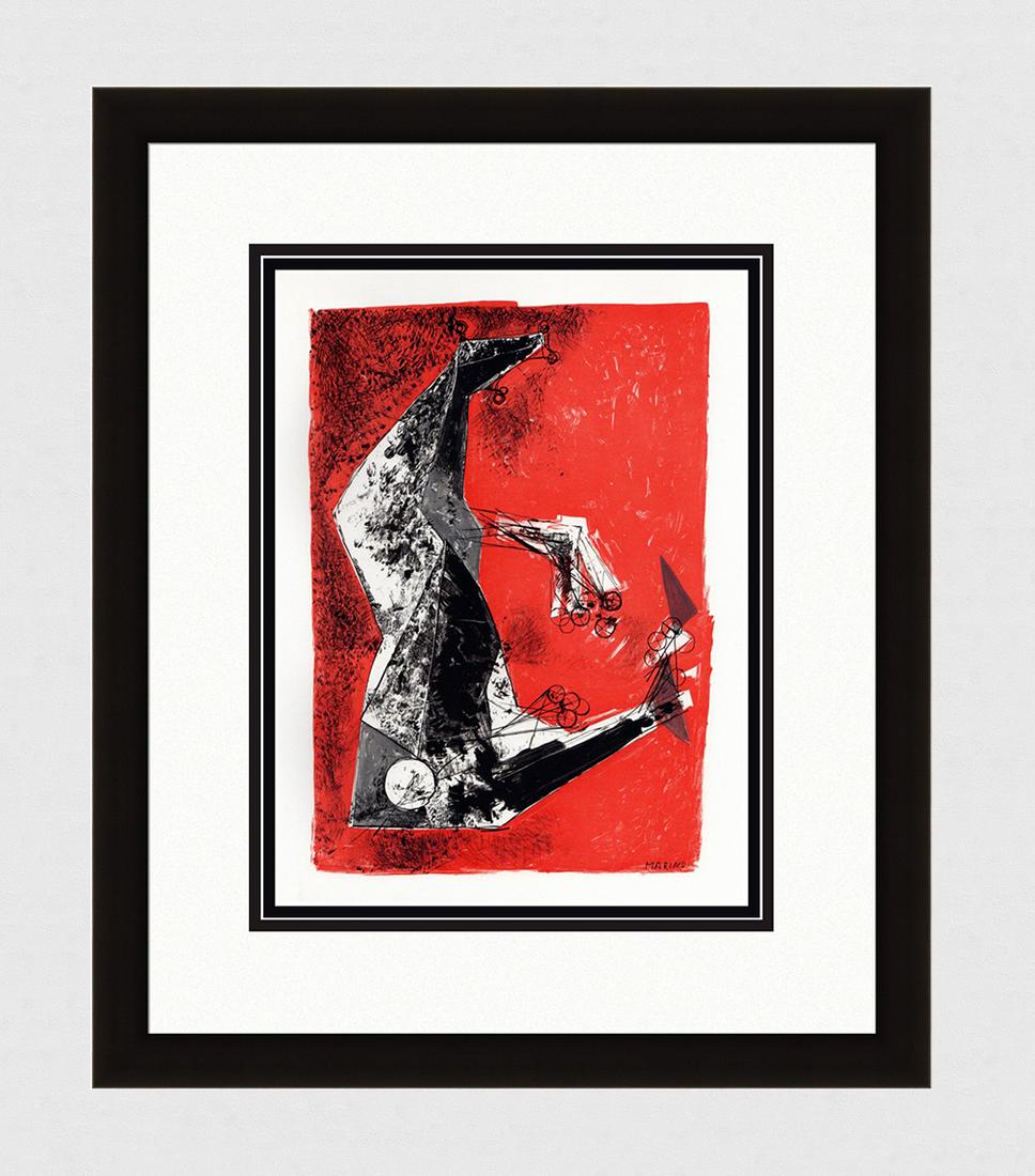 Gallery Framed MARINO MARINI 1959 Lithograph "The (1 of 4)