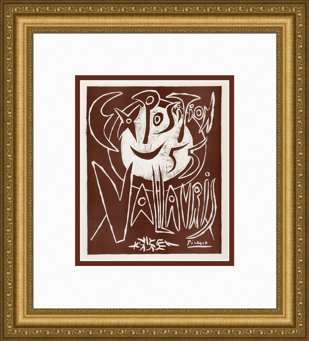 1959 Pablo Picasso Exposition 55 Vallaurus lithograph (1 of 3)