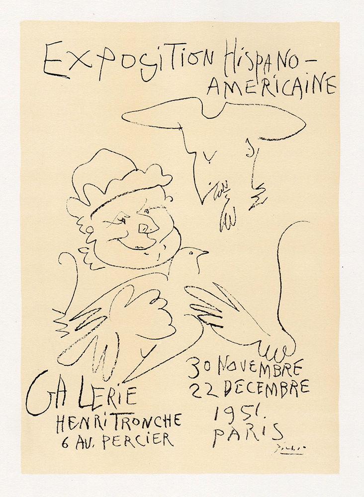 Pablo Picasso 1959 lithograph Exposition (1 of 1)