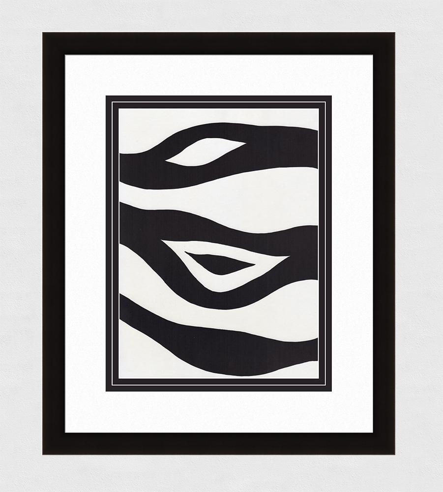 Alexander Calder Framed Abstract totems Original Lithograph (1 of 2)