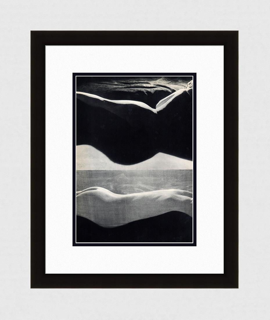 Erwin Blumenfeld Nude III 1930's photogravure: Erwin Blumenfeld. (German, 1897-1969). Nude III. Antique Photogravure. 1937-1940. Excellent. Teriade. Draeger Freres. Approximately 17 x 21 inches. This piece has been professionally matted and framed