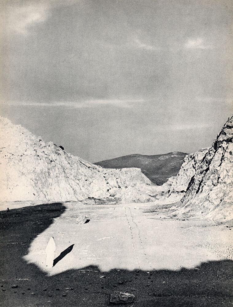 Herbert List Mythological Mirages on Mt. Lycabettus 1937-1940 Photogravure: Herbert List. Mythological Mirages on Mt. Lycabettus. Antique Photogravure. 1937-1940. Teriade. Draeger Freres. Image size 10 1/4 x 14 inches. Framed dimensions: Approximately 20 x 23 inches. This pie
