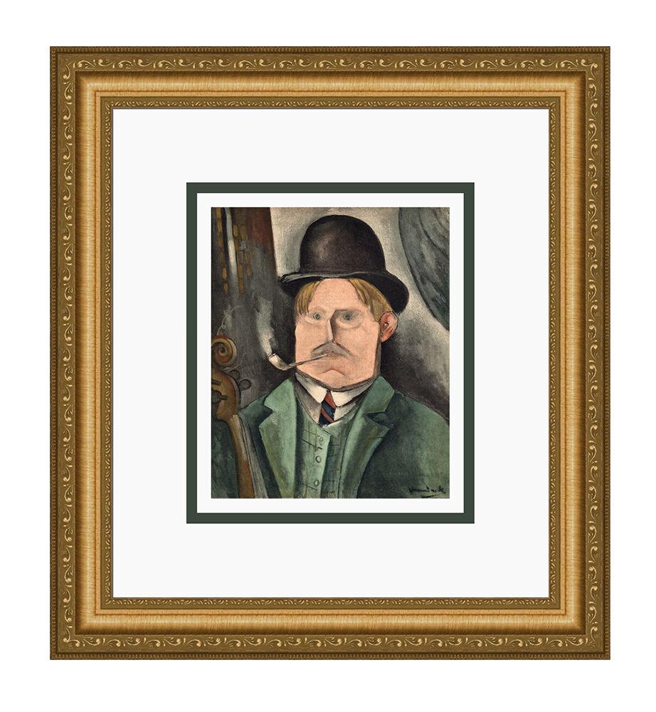 Maurice de Vlaminck 1958 lithograph Portrait de l'Artiste signed (1 of 3)