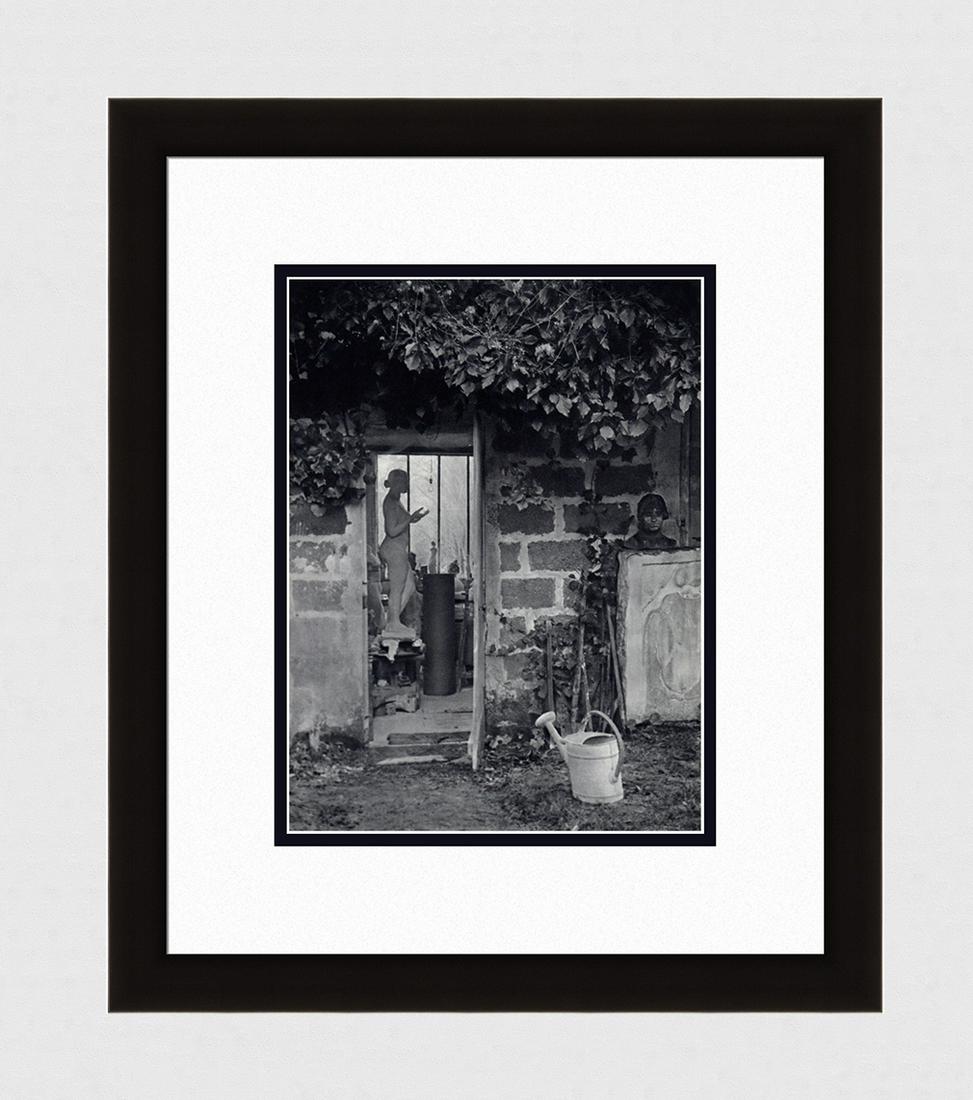 Brassai Aristide Maillol's Studio IX 1930's photogravure: Brassai. (Hungarian-French, 1899-1984). Aristide Maillol's Studio IX. Antique Photogravure. 1937-1940. Excellent. Teriade. Draeger Freres. Approximately 16 x 20 inches. This piece has been professiona