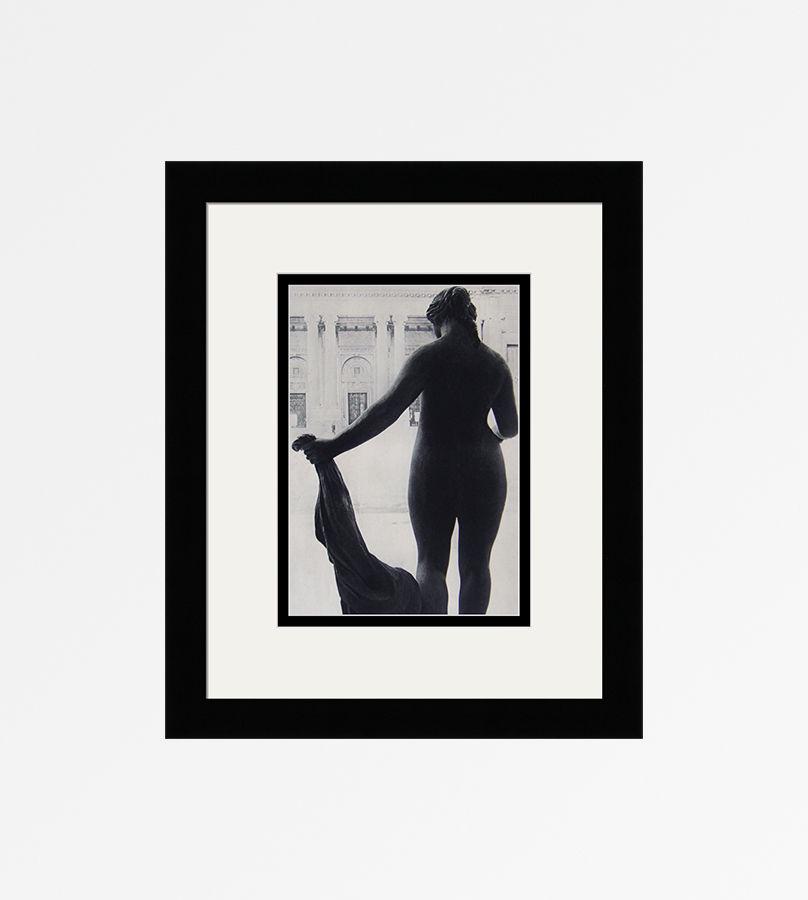 Erwin Blumenfeld Statue of Venus by Renoir 1930's photogravure: Erwin Blumenfeld. (German, 1897 - 1969). Statue of Venus by Renoir. Antique Photogravure. 1937-1940. Excellent. Teriade. Draeger Freres. Image size 7 3/4 x 11 inches. Approximately 17 x 20 inches. Thi