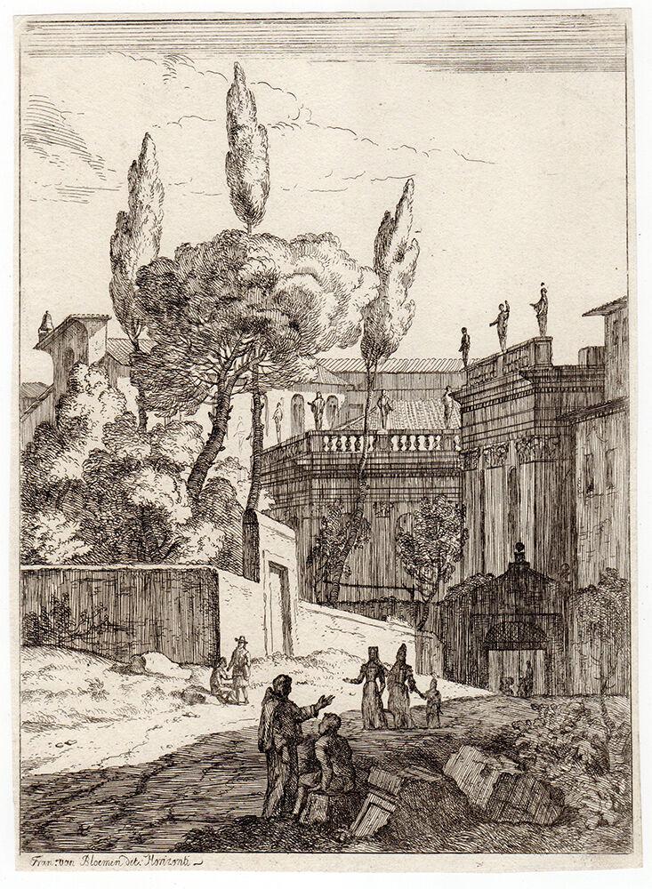 Jan Frans van Bloeman The Monk 1701/1816 Etching Signed (1 of 1)