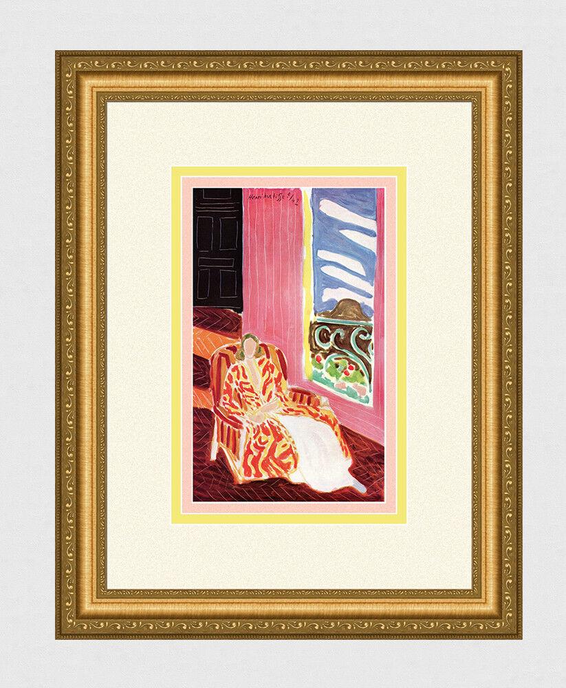 Henri Matisse Woman Seated by Window Antique Print signed (1 of 4)