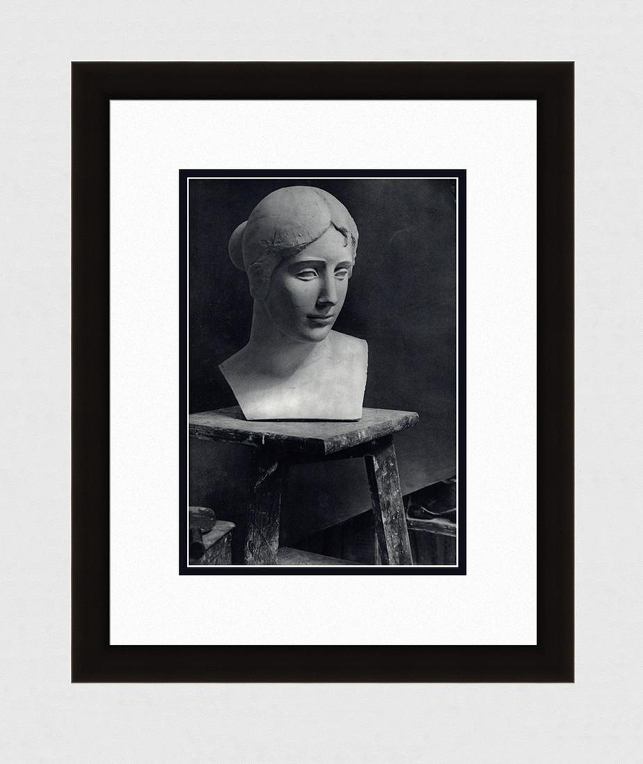 Brassai Aristide Maillol's Studio X 1930's photogravure: Brassai. (Hungarian-French, 1899-1984). Aristide Maillol's Studio X. Antique Photogravure. 1937-1940. Excellent. Teriade. Draeger Freres. Image size 8 1/4 x 12 1/2 inches. Approximately 18 x 22 inches