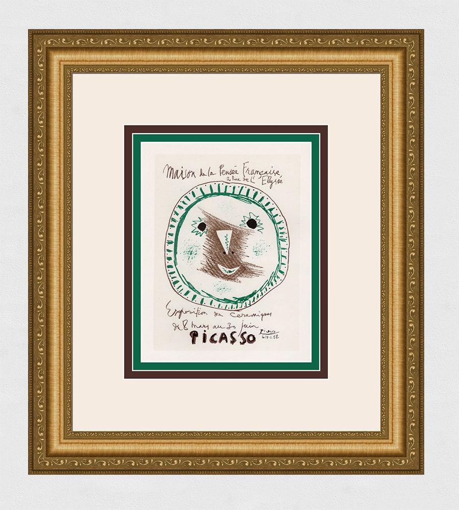 Pablo Picasso 1959 lithograph Ceramiques III signed (1 of 3)