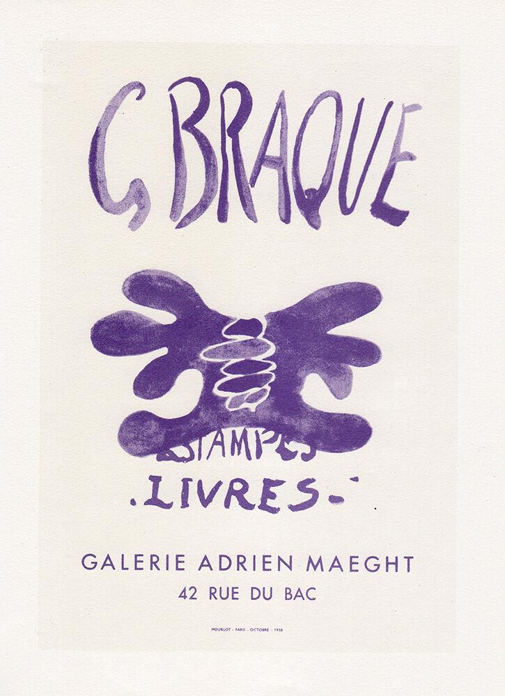 Georges Braque Estampes Livres 1959 lithograph (1 of 1)