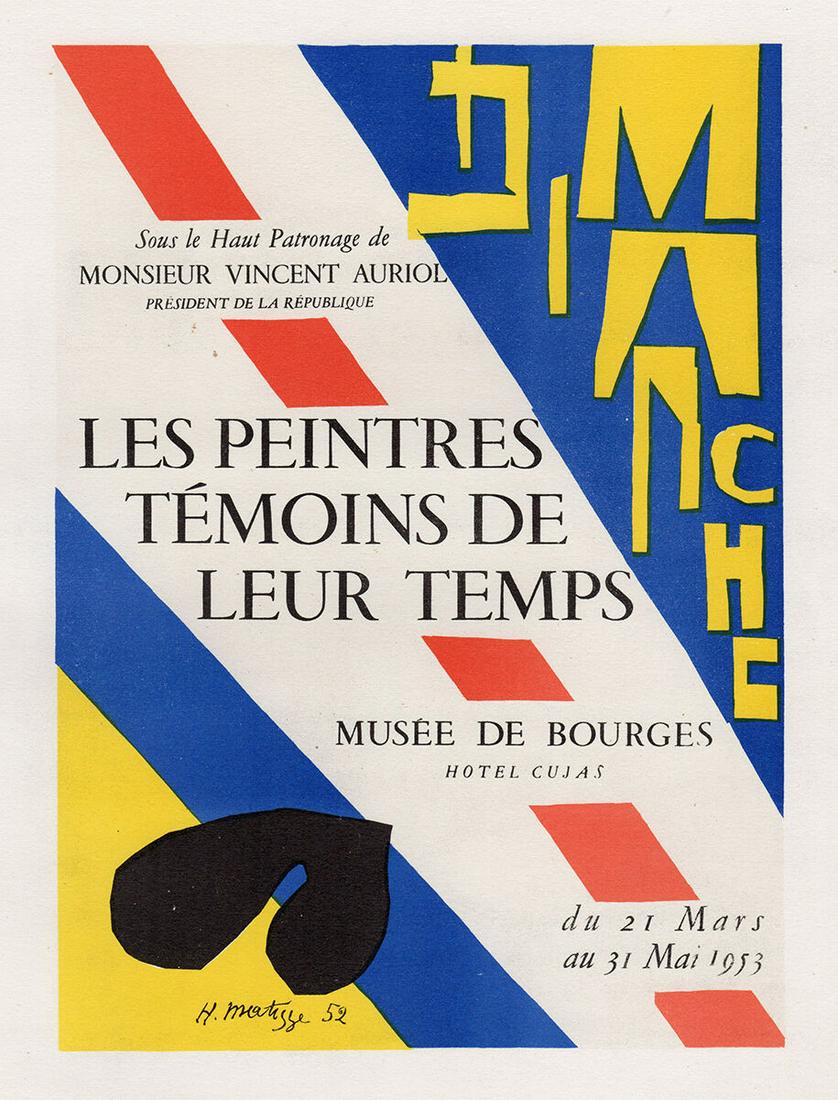Henri Matisse Les Peintres Temoins de Leur Temps 1959 lithograph (1 of 1)