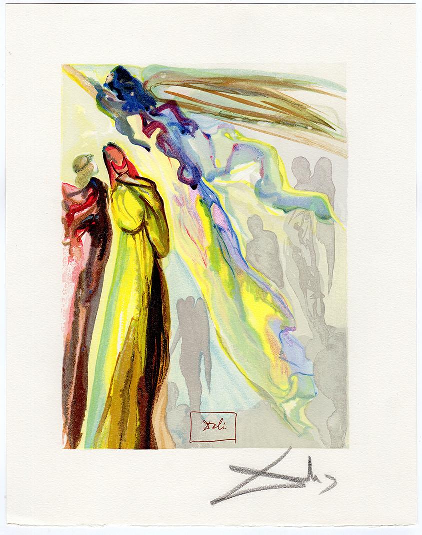 1960 Dali Ancestor's Apparition Authentic Woodcut (1 of 3)