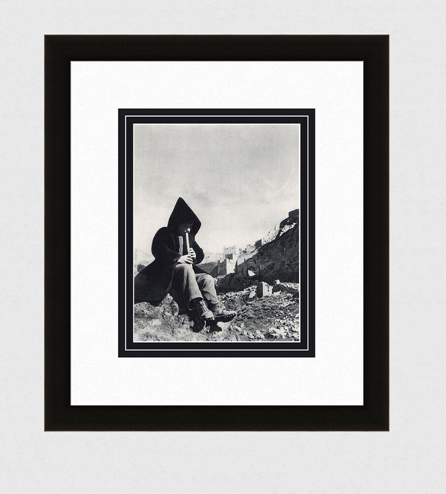 Herbert List Pastoral Scene, Acrocorinthus 1930's photogravure: Herbert List. (German, 1903 - 1975). Pastoral Scene, Acrocorinthus. Antique Photogravure. 1937-1940. Excellent. Teriade. Draeger Freres. Image size 7 3/4 x 10 1/4 inches. Approximately 18 x 20 inches.