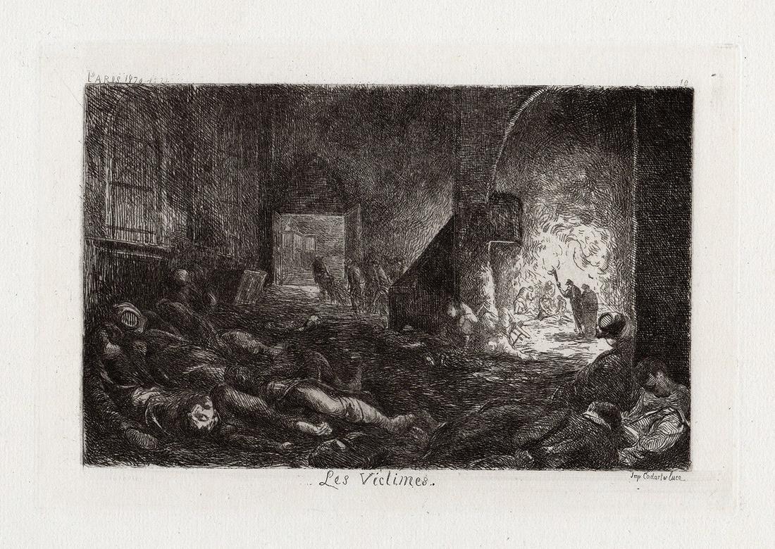Leopold Desbrosses The Victims: Paris and its front positions during the Siege (Les Victimes: Paris (1 of 3)