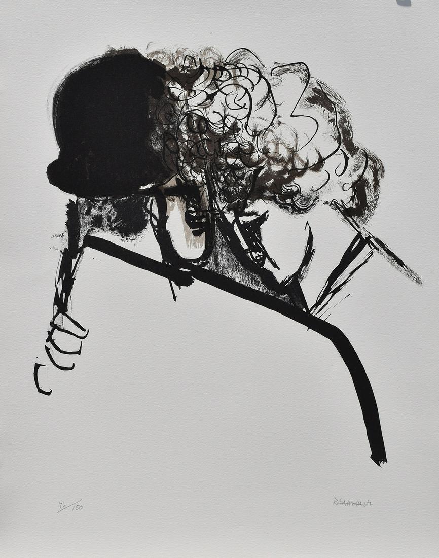 Original 1971 Abraham RATTNER Lithograph The Couple Hand Signed (1 of 3)