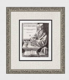 Albrecht Durer Erasmus 1882 Engraving Signed: Albrecht Durer. (1471 - 1528). "Erasmus of Rotterdam ." Antique Copper plate hand pulled copper plate engraving after the original by master engraver Amand Durand (1831-1905). Year: 1882. Signed in th