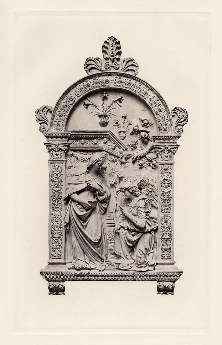 Luca della Robbia The Annunciation 1886 print (1 of 2)