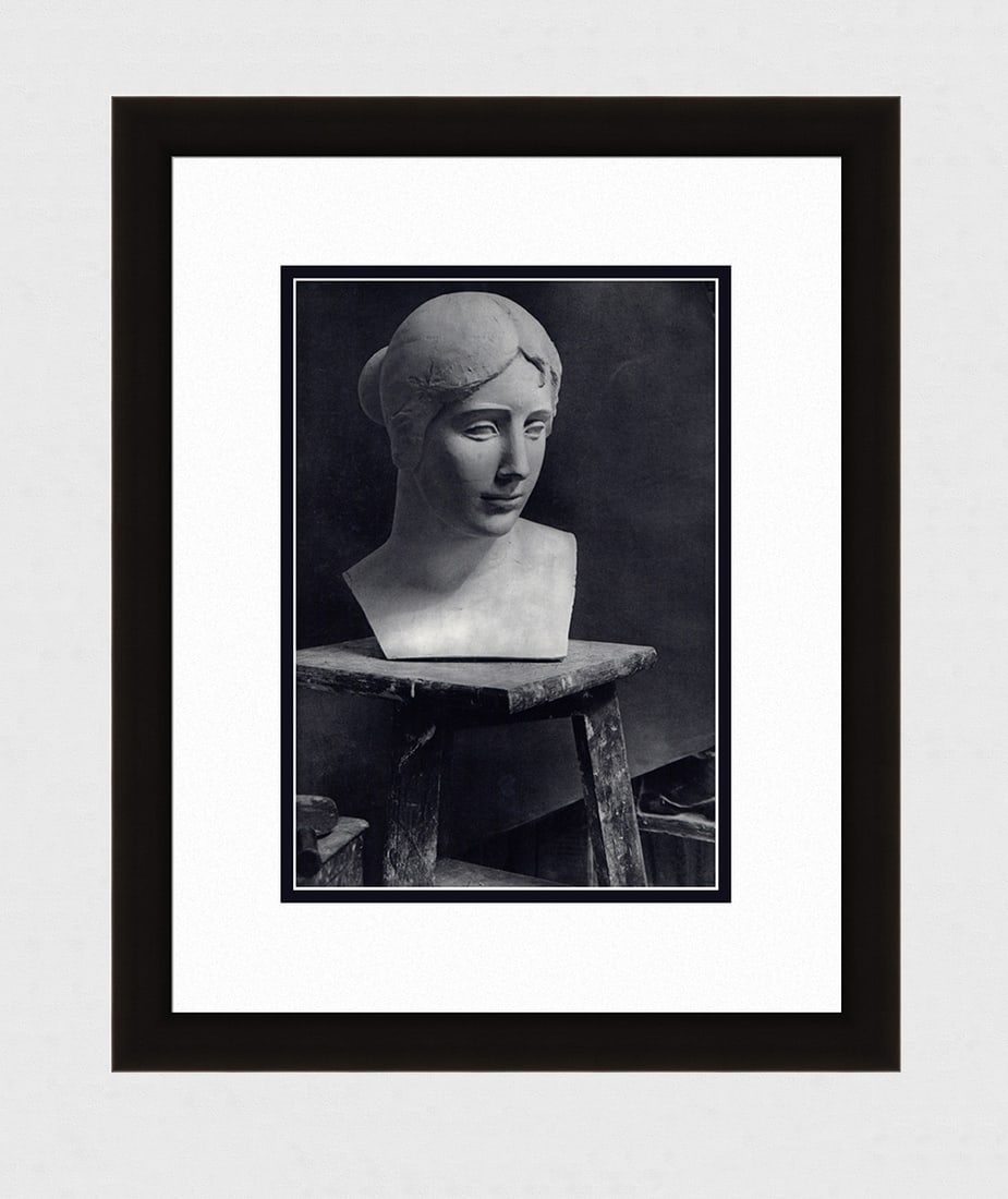 Brassai Aristide Maillol's Studio X 1930's photogravure: Brassai. (Hungarian-French, 1899-1984). Aristide Maillol's Studio X. Antique Photogravure. 1937-1940. Excellent. Teriade. Draeger Freres. Image size 8 1/4 x 12 1/2 inches. Approximately 18 x 22 inches