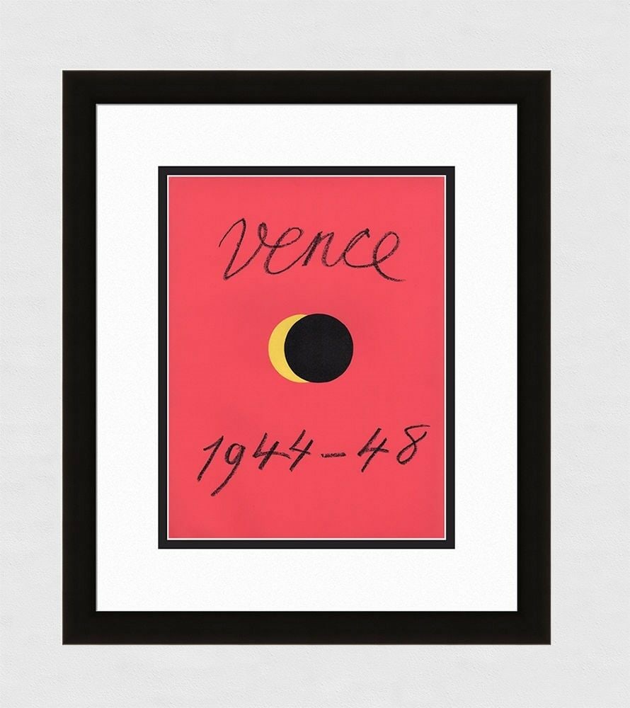 Henri Matisse Vence 1948 Original Color lithograph: Henri Matisse. (1869-1954). Vence. Original stone lithograph on wove paper. 1948. Excellent. Atelier Mourlot. Image Size 10 1/4 x 14 inches. Approximately 16 x 19 inches. This piece has been professio