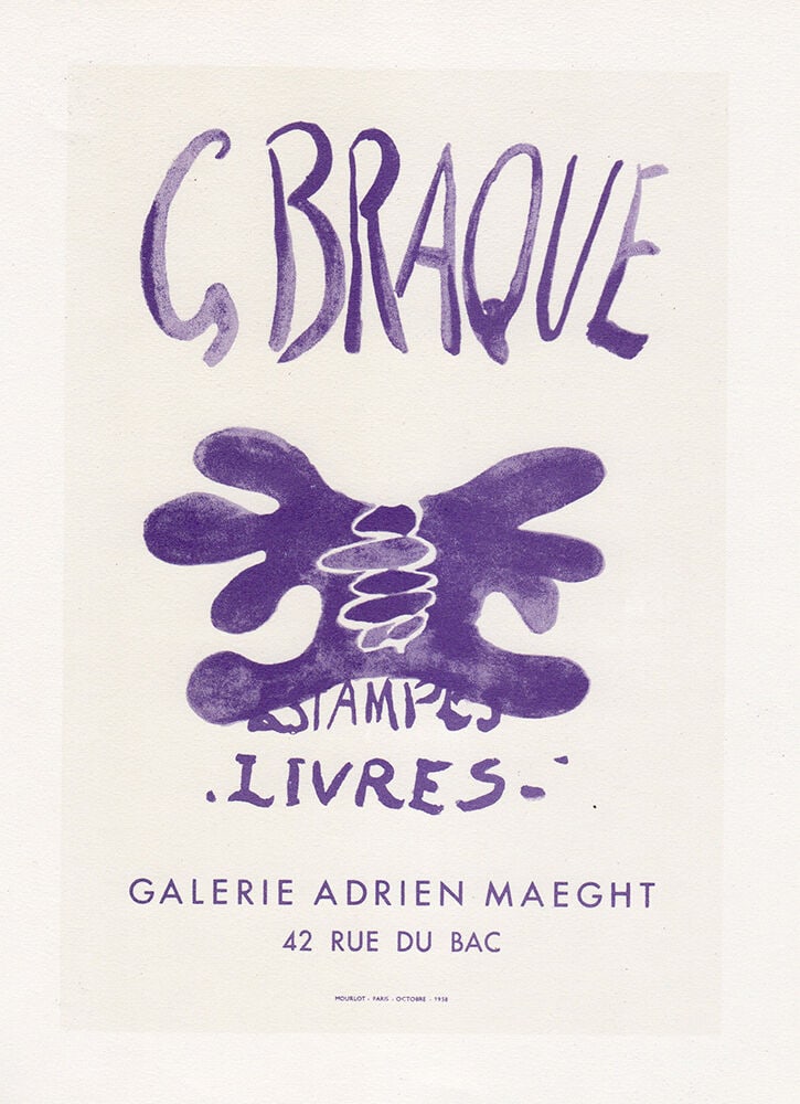 Georges Braque Estampes Livres 1959 lithograph (1 of 1)