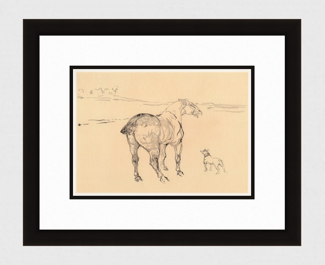 Toulouse Lautrec Color Lithograph Circus Ltd ed (1 of 3)