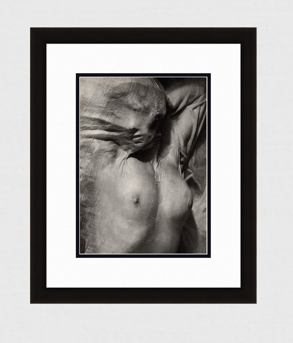 Erwin Blumenfeld Nude 1930's photogravure: Erwin Blumenfeld. (German, 1897 - 1969). Nude. Antique Photogravure. 1937-1940. Excellent. Teriade. Draeger Freres. Approximately 16 x 20 inches. This piece has been professionally matted and framed u
