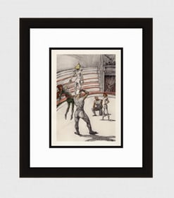 Toulouse Lautrec Color Lithograph Circus Ltd ed