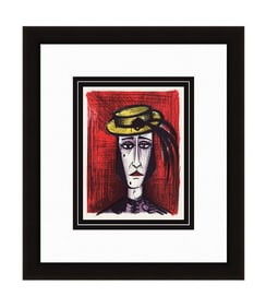 Bernard Buffet In Fancy Dress 1967 lithograph