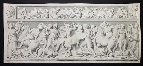 Giovanni Domenico Campiglia 1740 - 1768 Engraving Signed