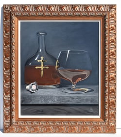 Karen Johnson Dusse Cognac Oil Painting 20 x 24 inches