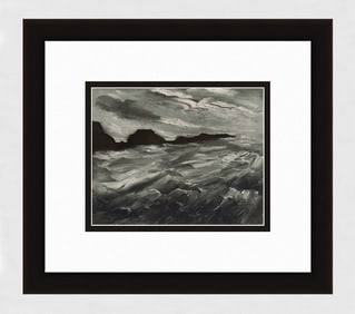 1958 Maurice de Vlaminck La Baie des Trepasses lithograph signed