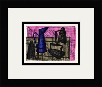 Bernard Buffet Still Life with Irons 1967 lithograph