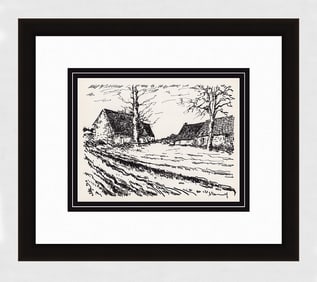 Maurice de Vlaminck Les Challonges lithograph signed