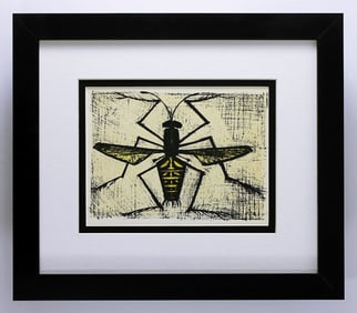Bernard Buffet Bee 1967 lithograph