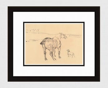 Toulouse Lautrec Color Lithograph Circus Ltd ed