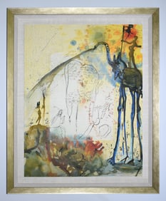 Salvador Dali Moses Monotheism Etching/Lithograph Signed Limited