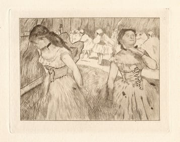 1892 Edgar Degas Etching Ballet of Don Juan