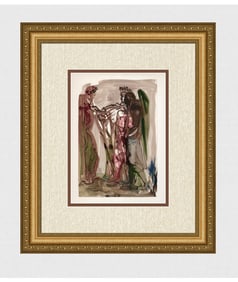 1960 Salvador Dali Proud Ones Authentic Woodcut