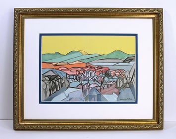 Jacques Villon Les Oliviers entre Cannes et Mougins 1948 Lithograph Signed