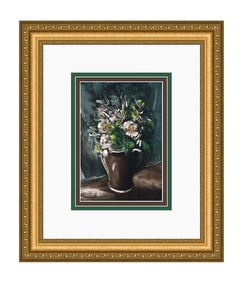 Maurice de Vlaminck Fleurs au Pot de Gres 1958 Lithograph Signed