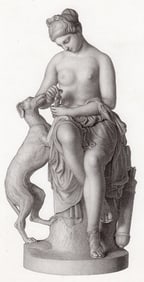 Richard James Wyatt The Huntress 1857 engraving