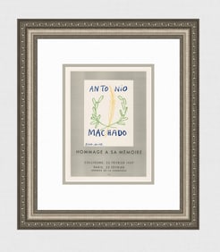 Pablo Picasso Hommage Antonio Machado 1959 lithograph