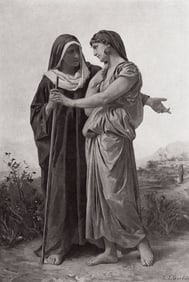 Elizabeth Jane Gardner 1879 print Ruth and Naomi signed