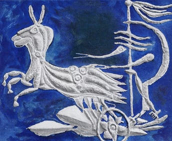 1946 Georges Braque Vintage Color Print Yo FRAMED