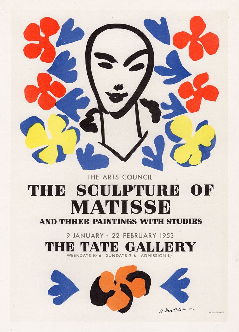 1959 Henri Matisse The Sculpture of Matisse lithograph signed (1 of 1)