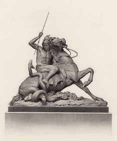 Sir Thomas Brock The Moment of Peril 1883 engraving