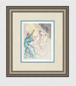 1960 Salvador Dali New Beatrice Authentic Woodcut